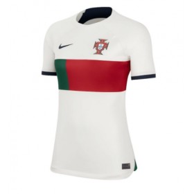 Damen Fußballbekleidung Portugal Auswärtstrikot WM 2022 Kurzarm